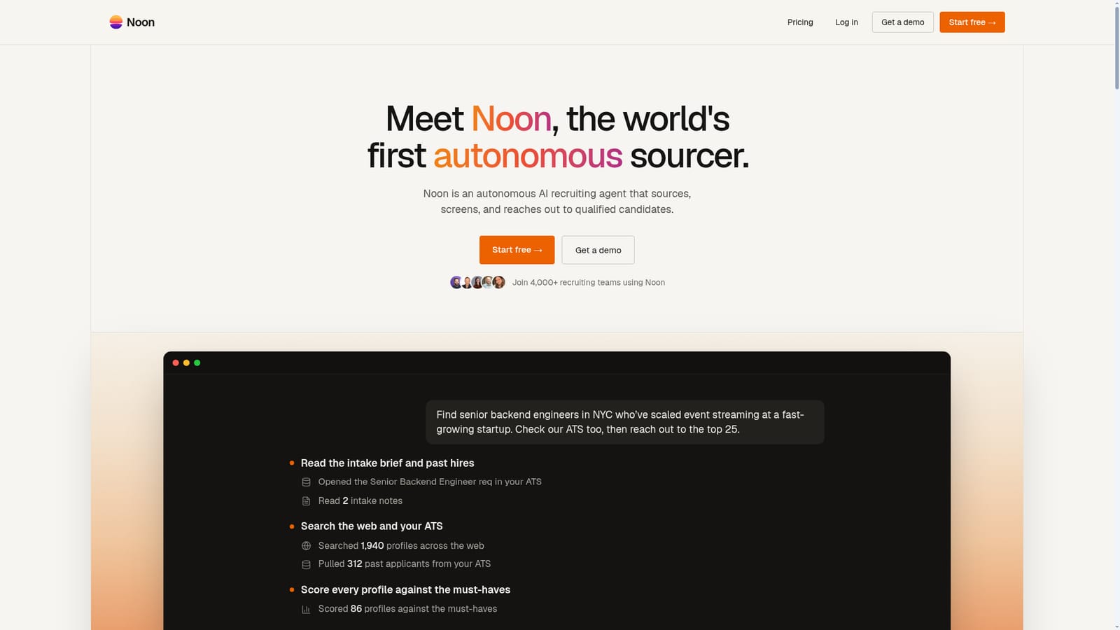 NoonAI — Book a walkthrough and confirm fit