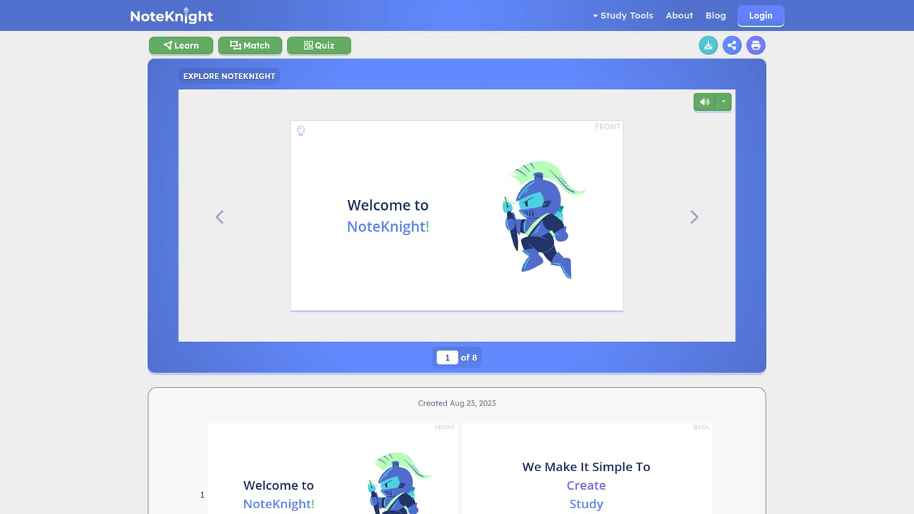 NoteKnight — Drill with the learning games