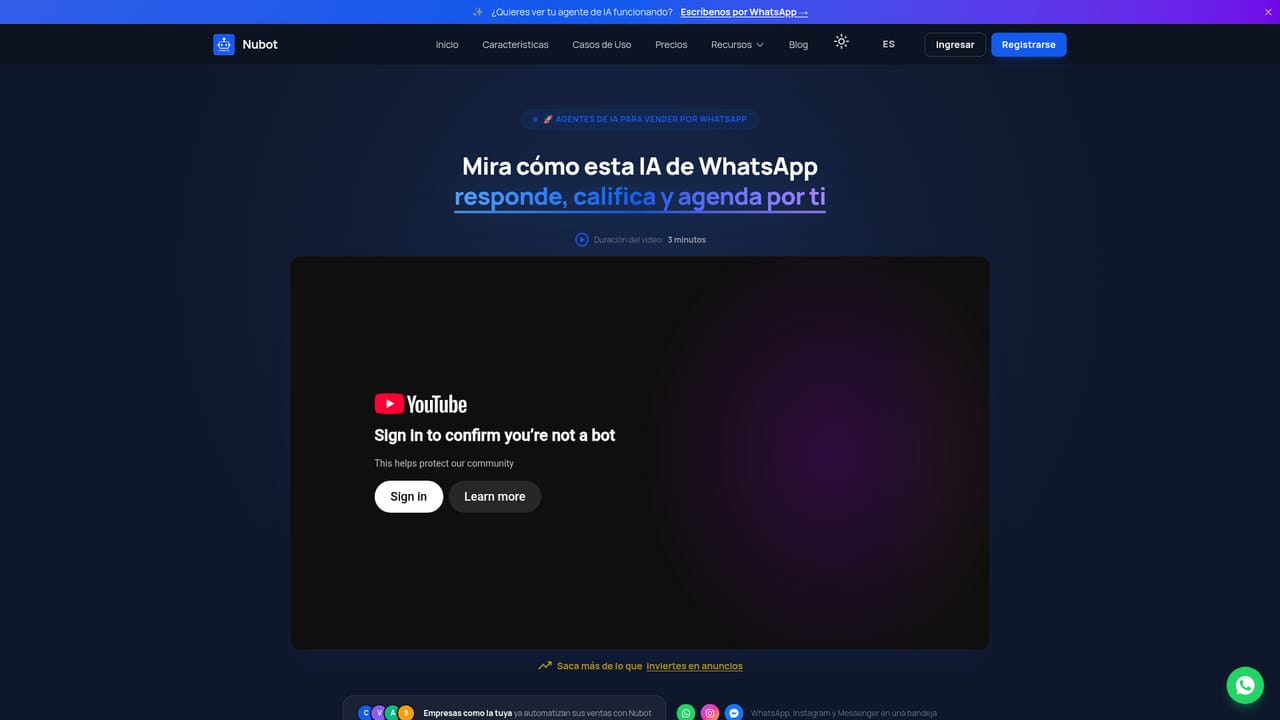 Nubot — Attend the welcome video call