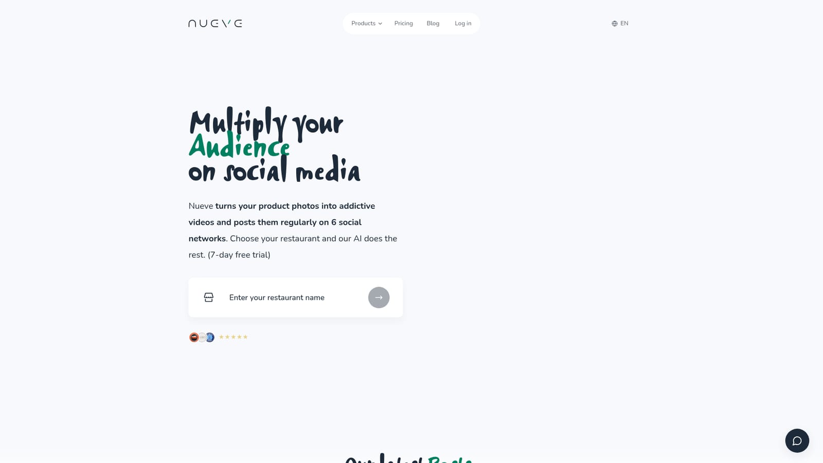 Nueve — Find your restaurant