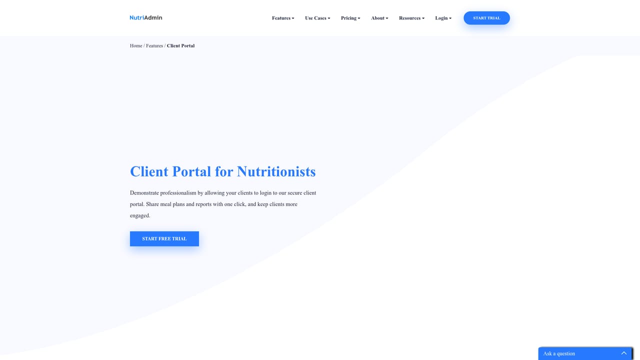 NutriAdmin — Share the finished plan