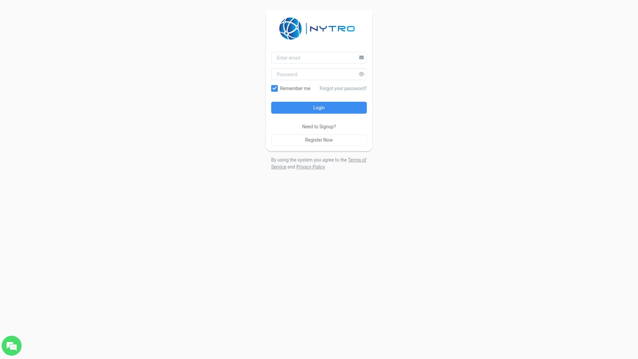 Nytro SEO — Create a Nytro account