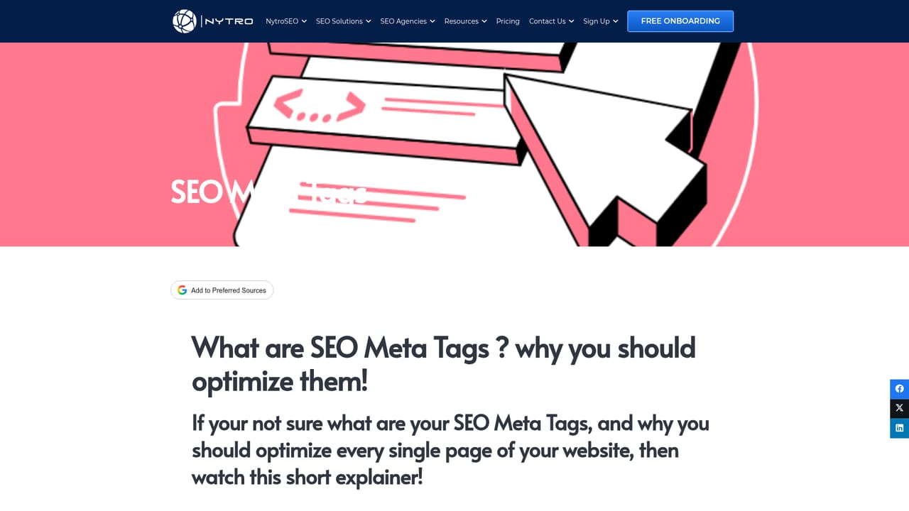 Nytro SEO — Track keywords and iterate