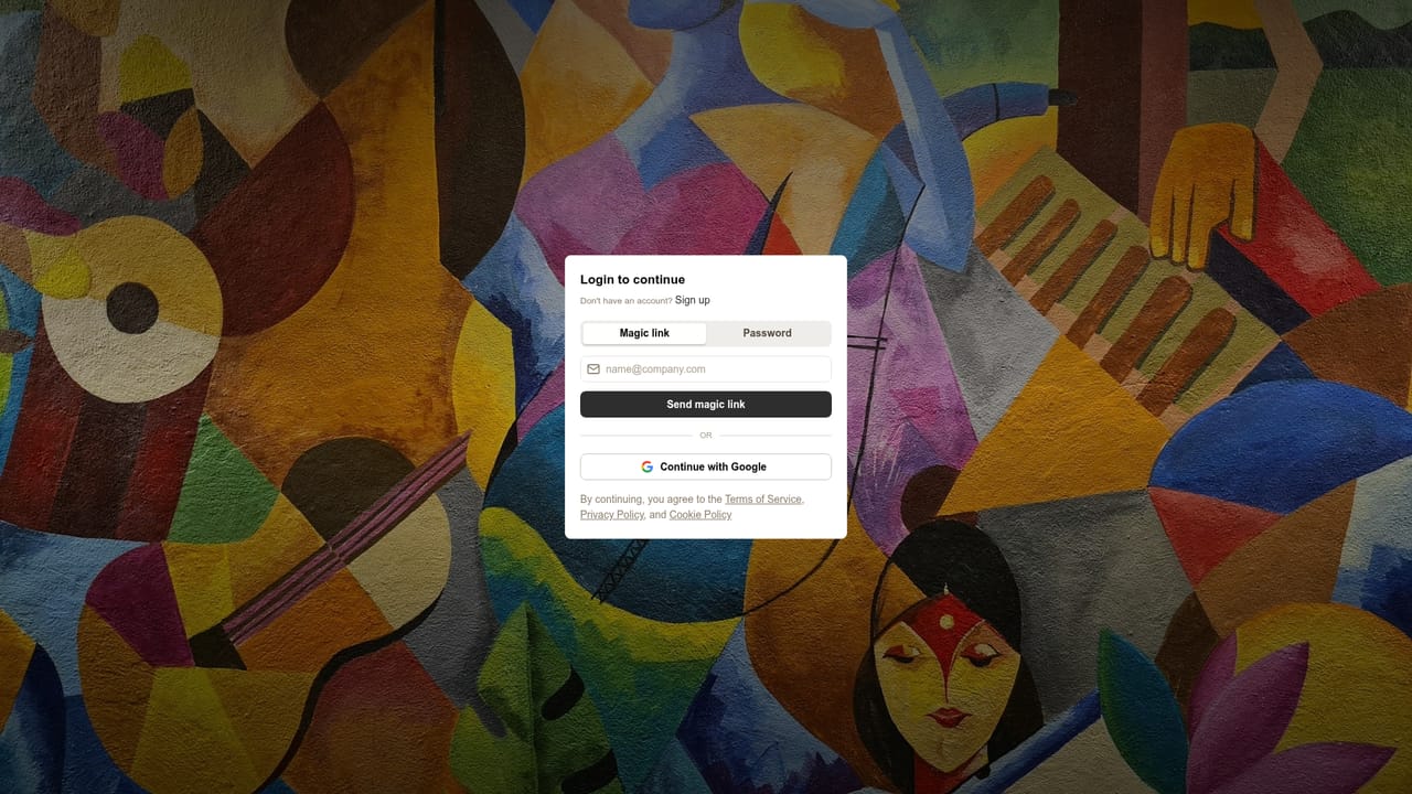 Ocoya — Create your account and open the app
