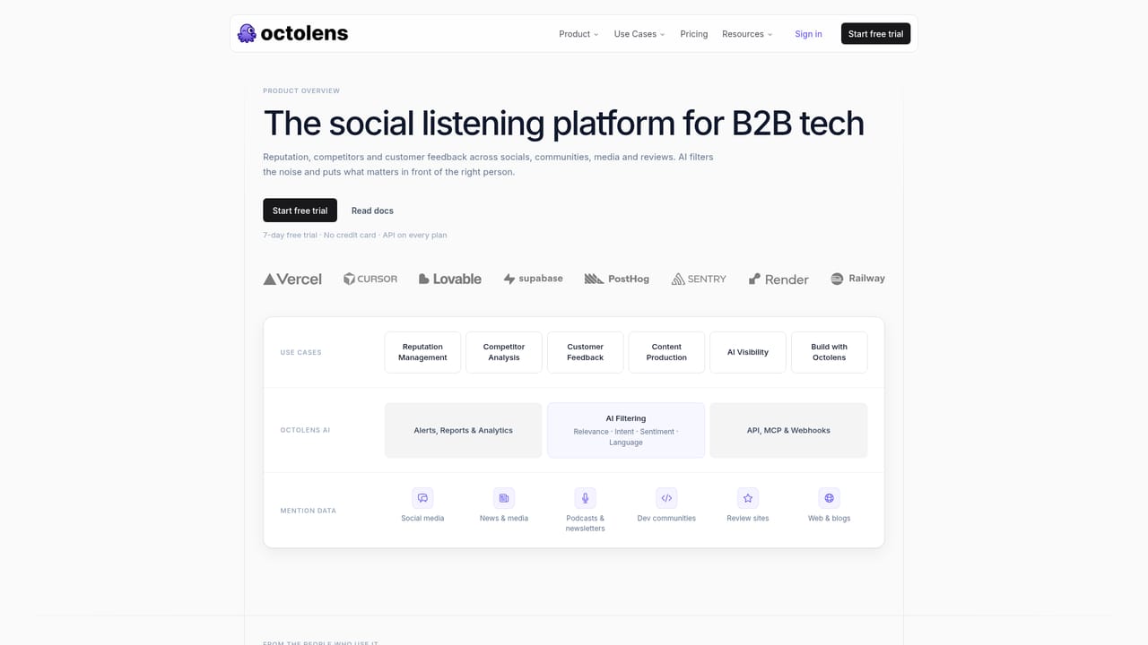 Octolens — Review how the relevance filter scores mentions
