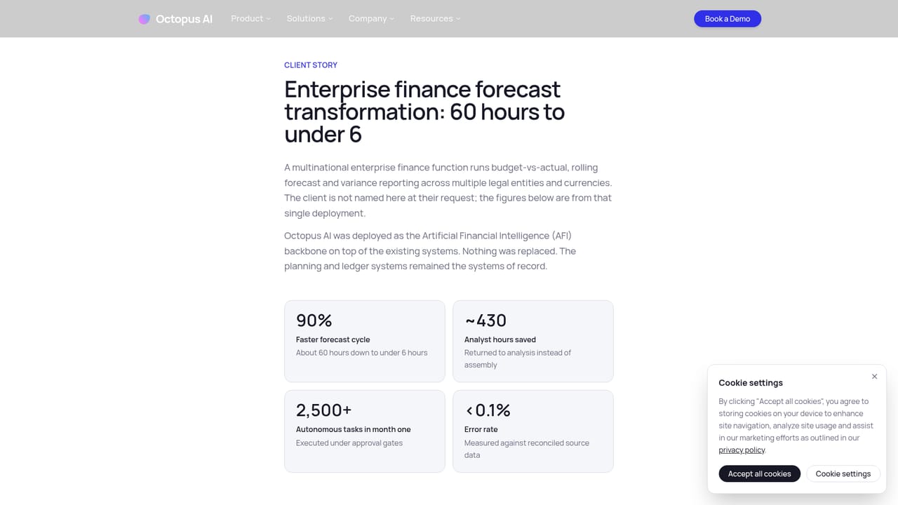Octopus AI — Review the published evidence and security posture