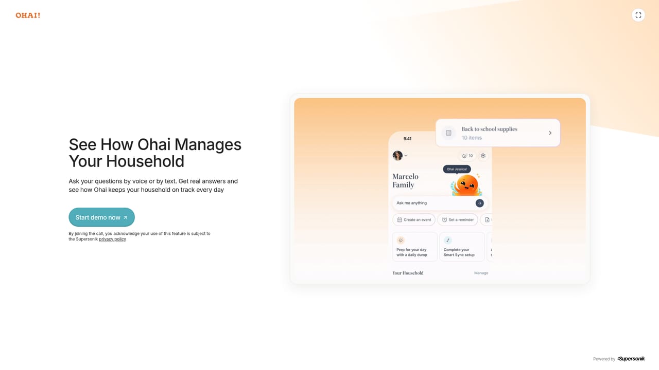 Ohai.ai — Try the preview