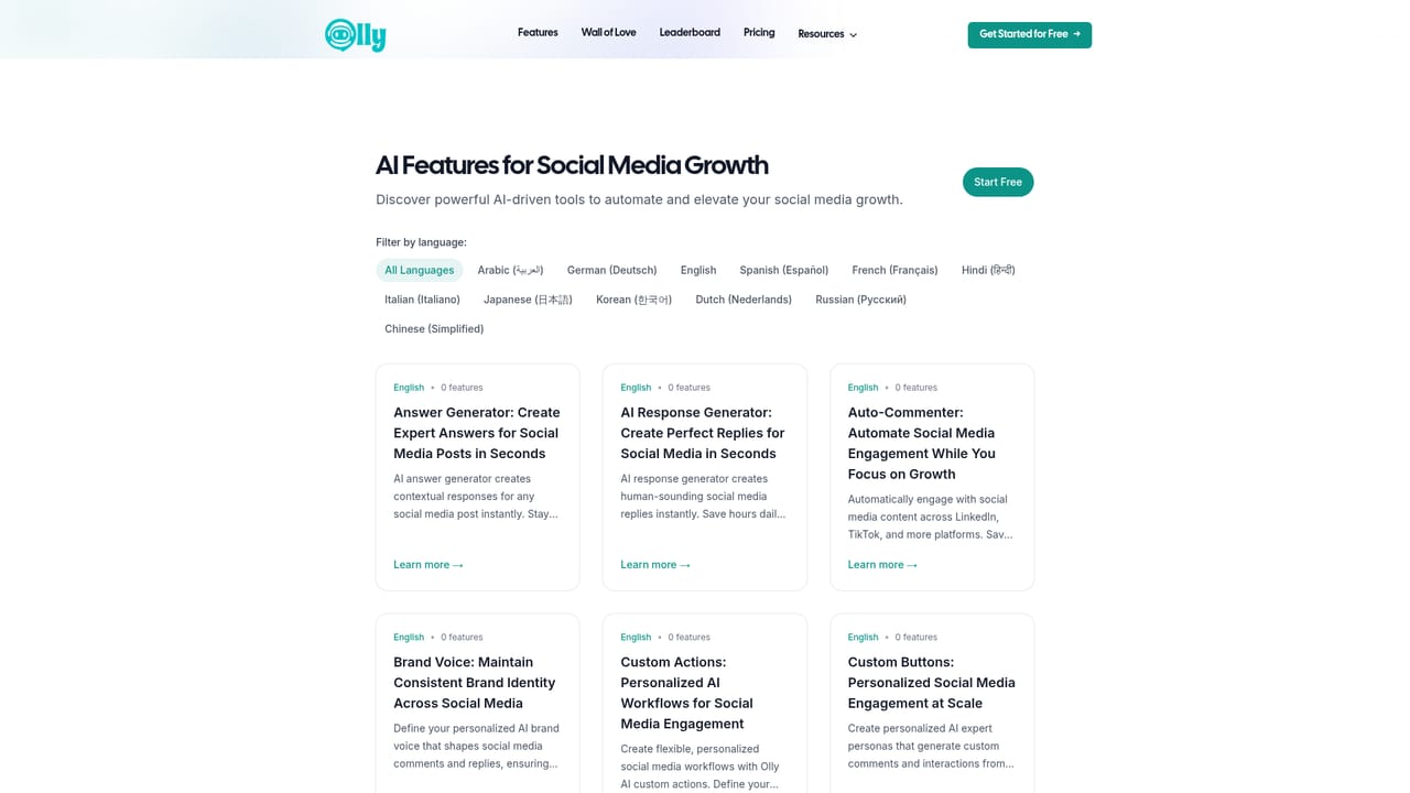 Olly Social — Define your voice