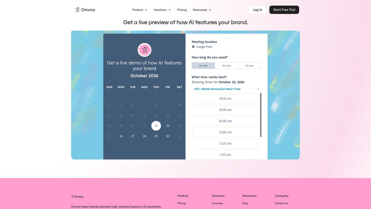 Omnia Agent — Explore demos and comparisons