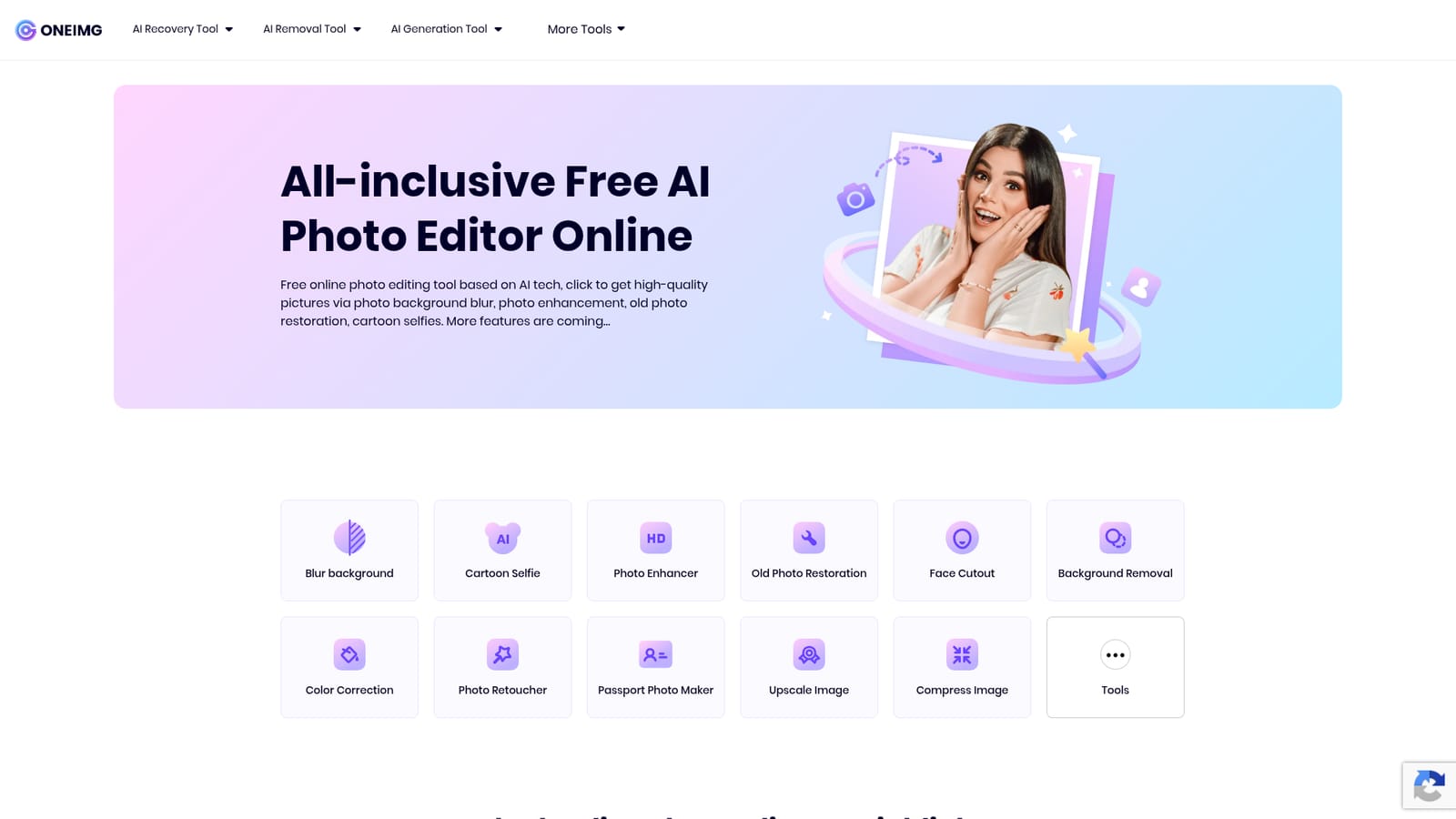 Oneimg — Pick the tool that matches your task