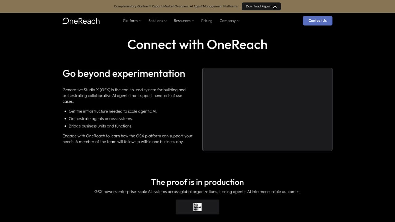 OneReach — Talk to the team about your use case