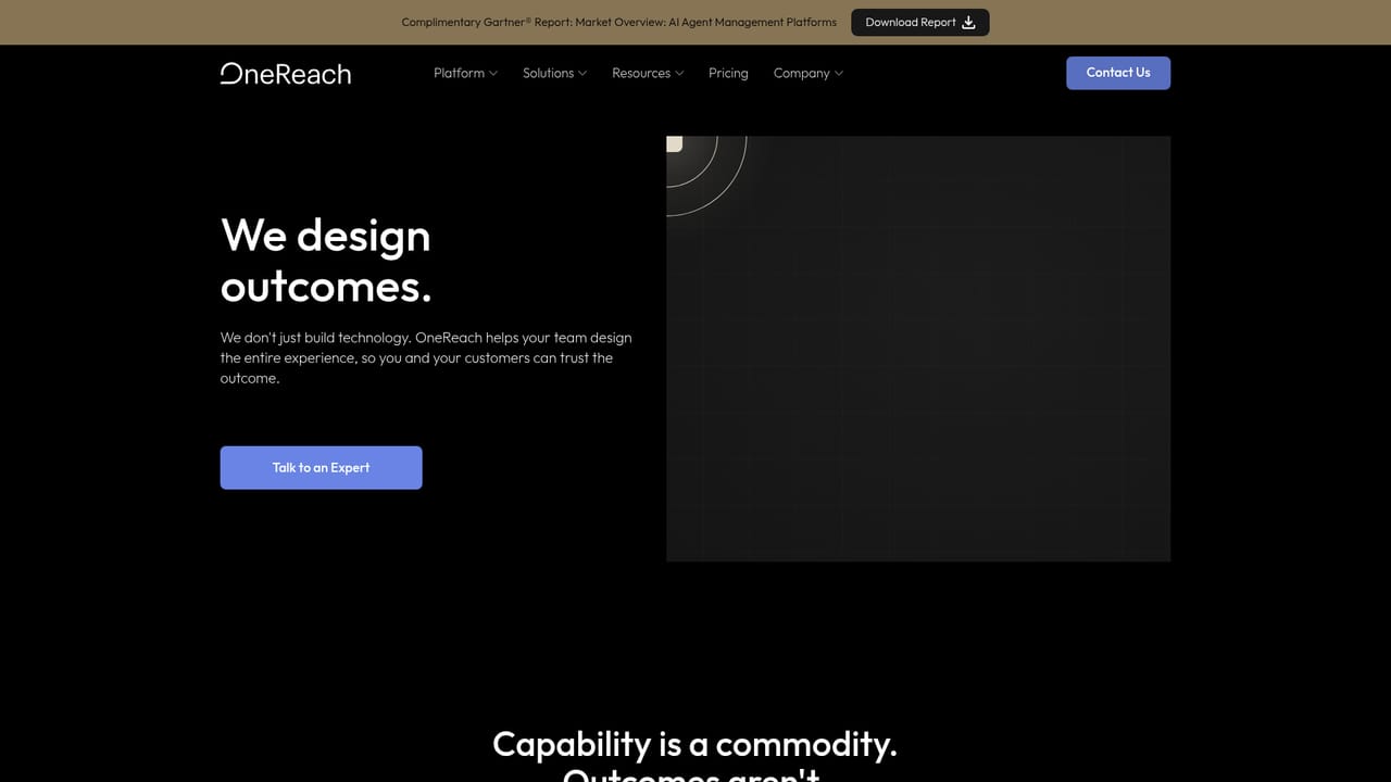 OneReach — Plan a service design engagement