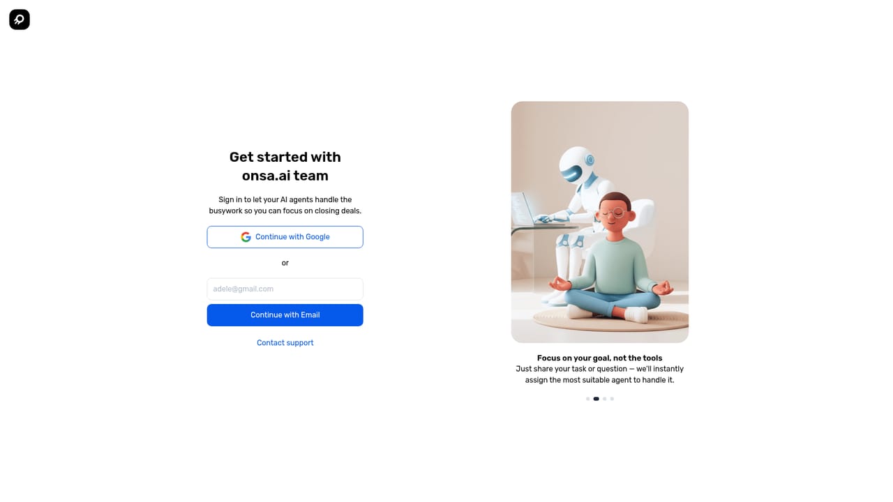 Onsa — Open the workspace
