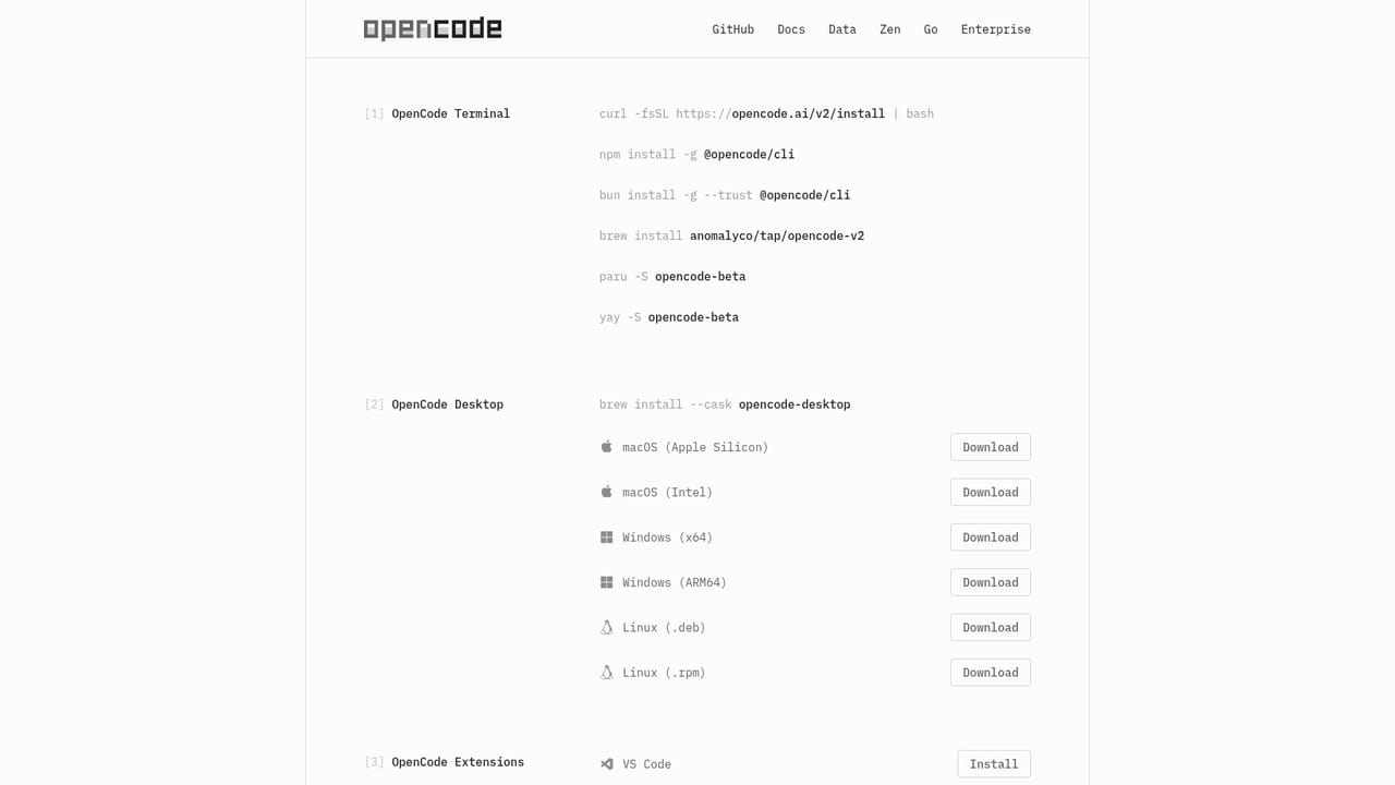 OpenCode — Install OpenCode