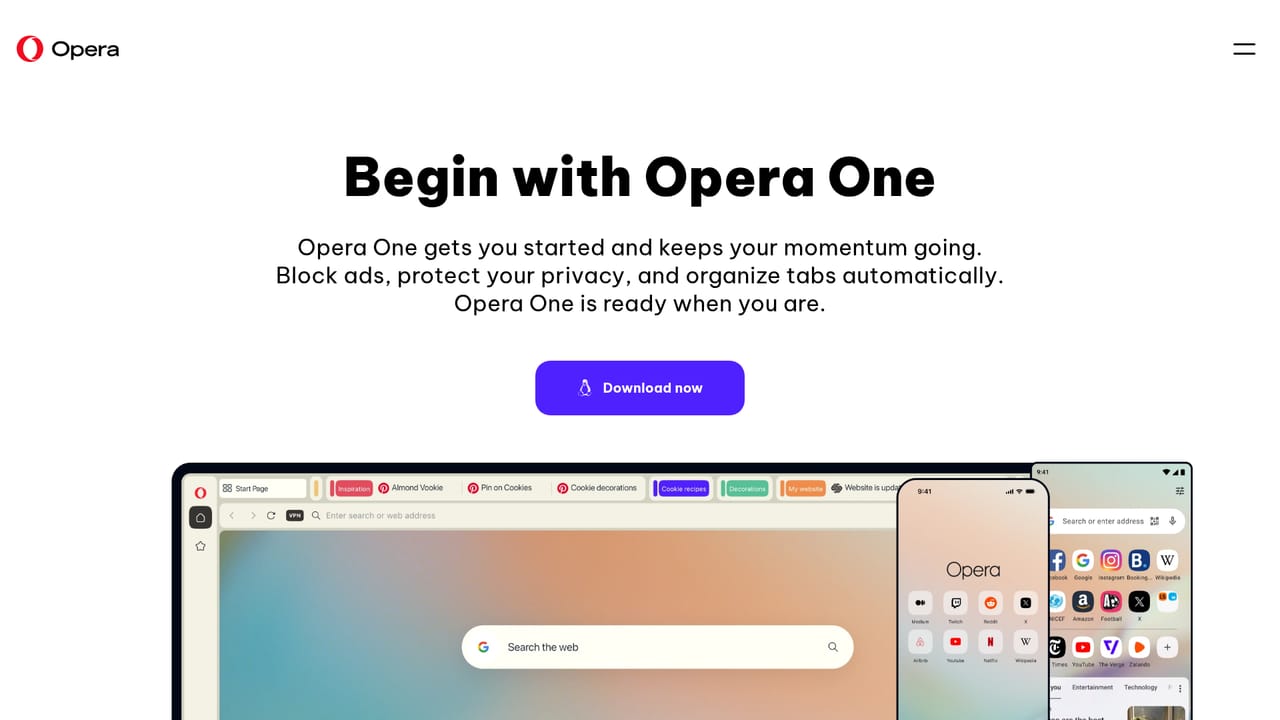 Opera AI Prompts — Review the rest of Opera One