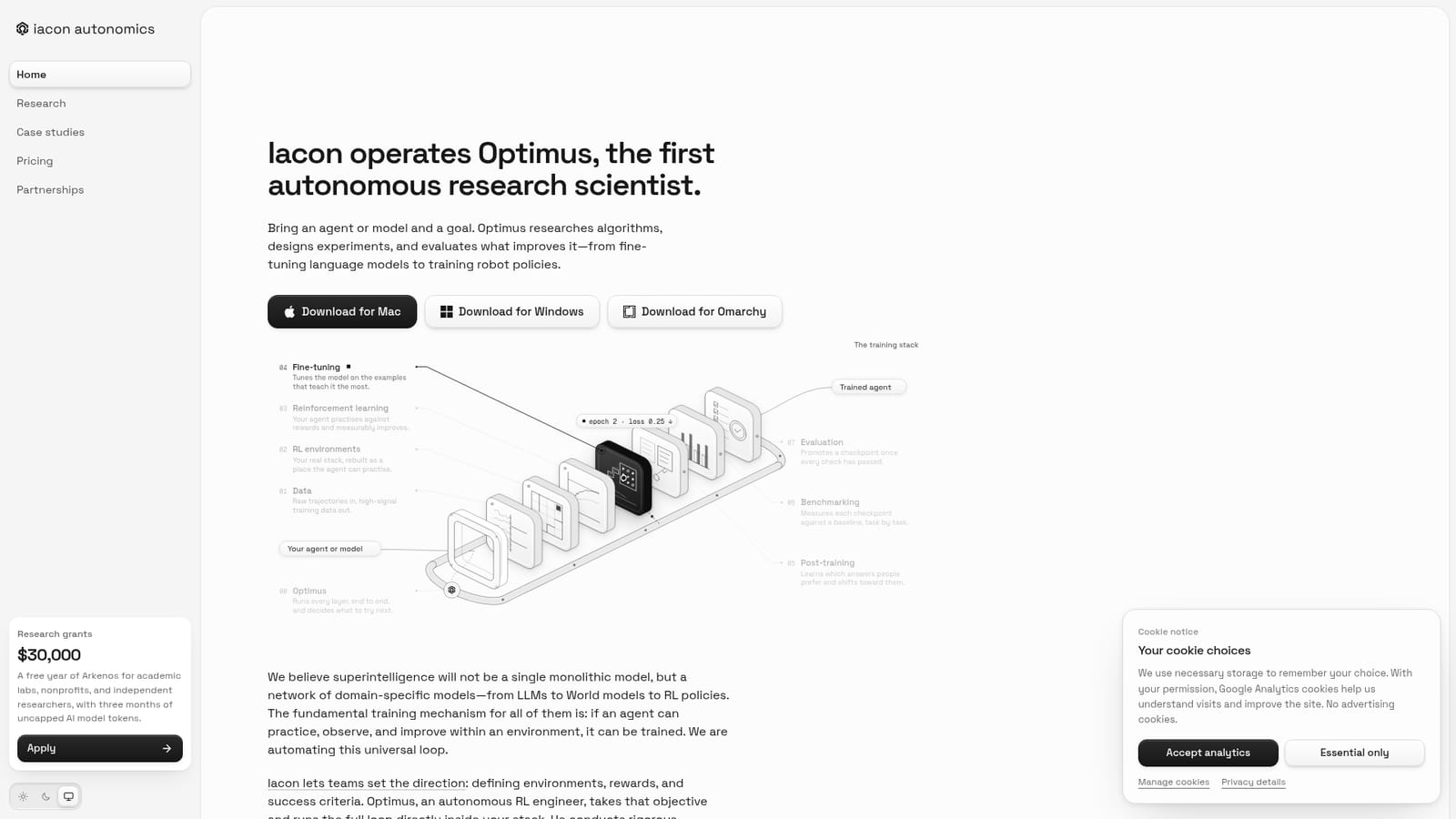Optimus by Iacon Autonomics — Install the desktop app