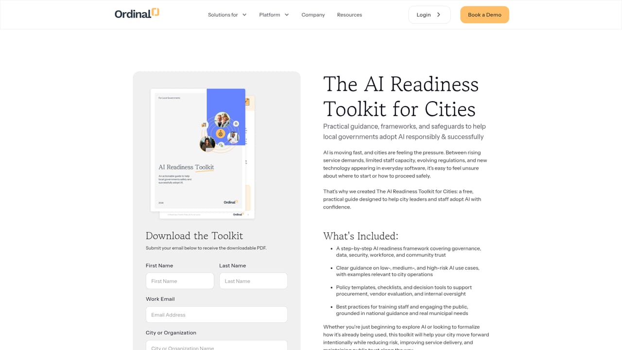 Ordinal — Read the AI readiness toolkit