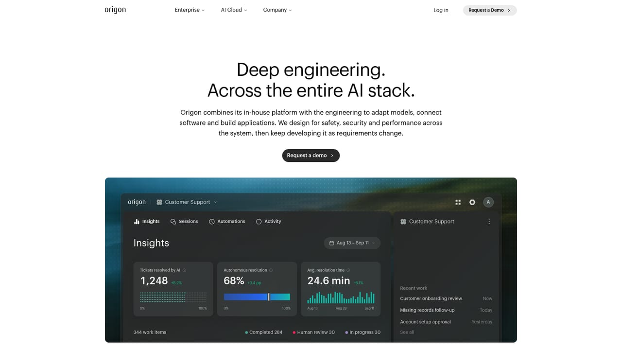Origon AI — Agree the build and operating model