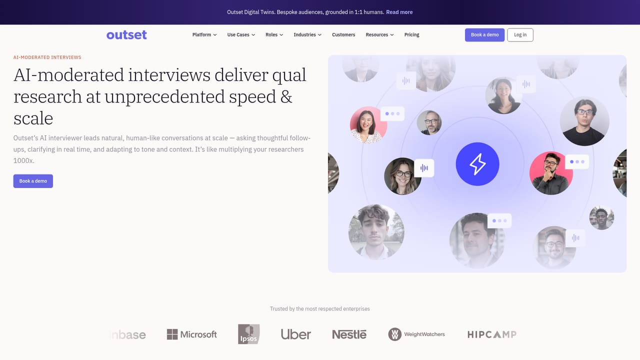 Outset — Draft the interview guide