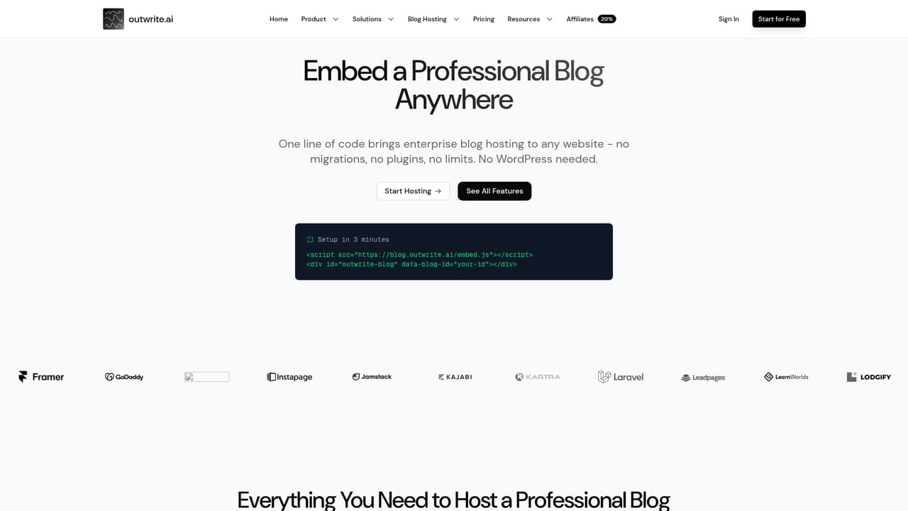 outwrite.ai — Publish to your site