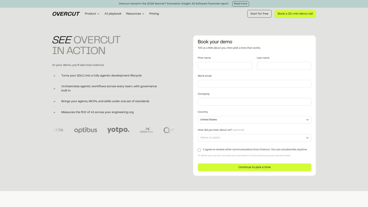 Overcut.ai — Book a walkthrough before you install anything