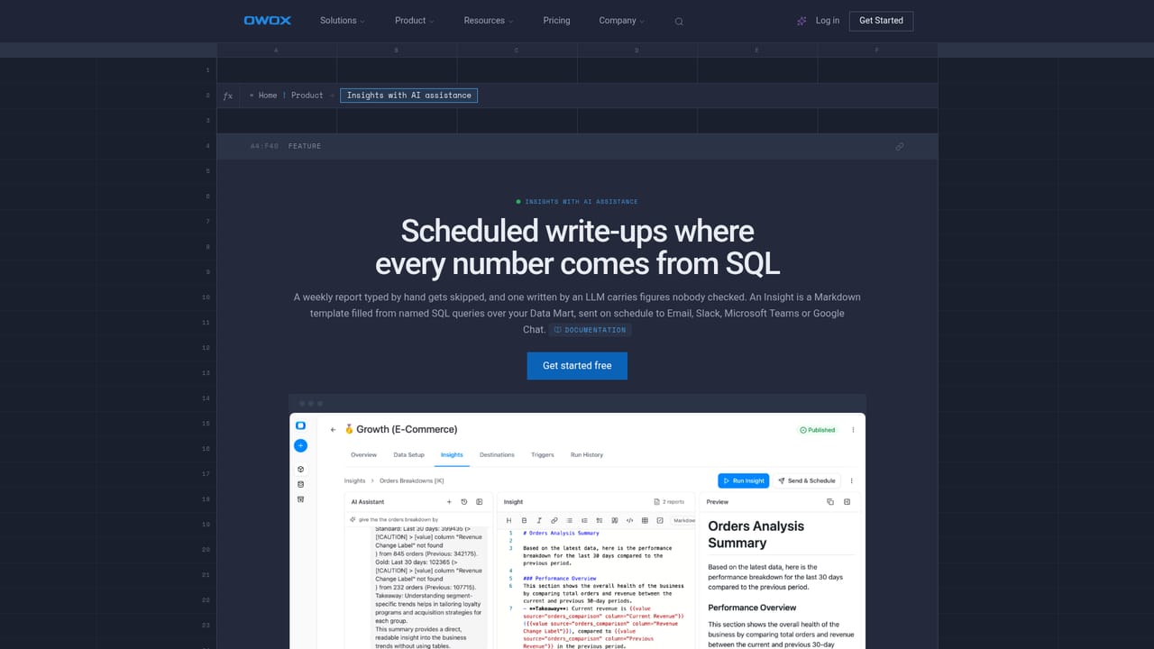 OWOX — Write the Markdown template