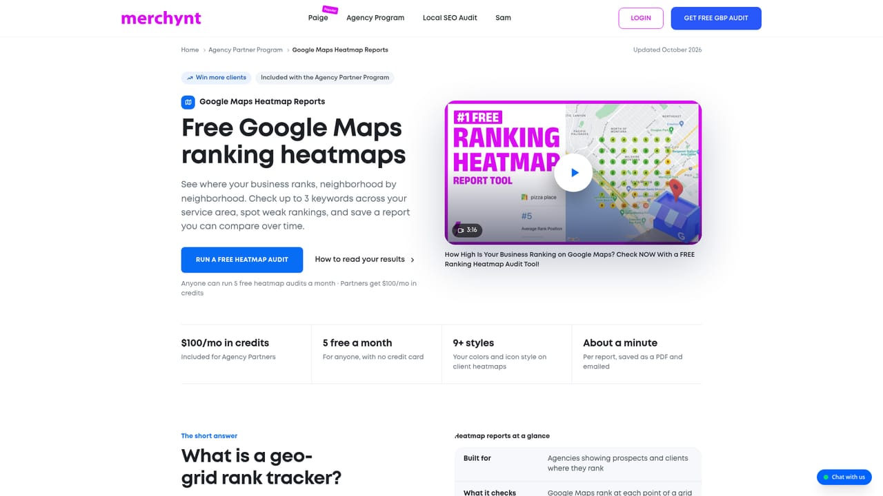 Paige by Merchynt — Publish on Google and track local position