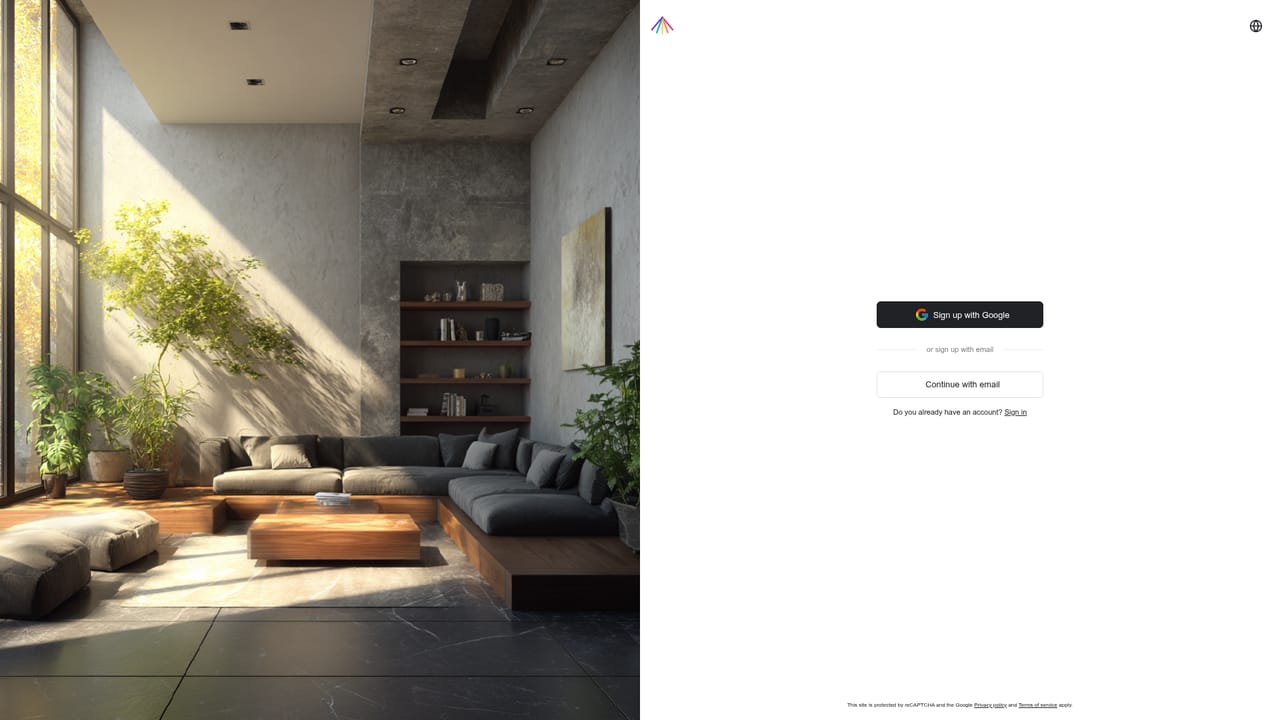 Palette Immo — Create an account
