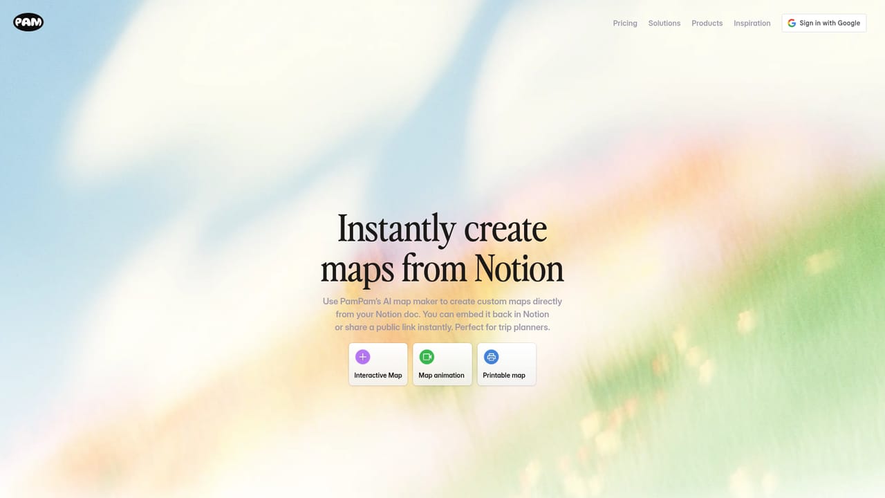 PamPam — Export or embed