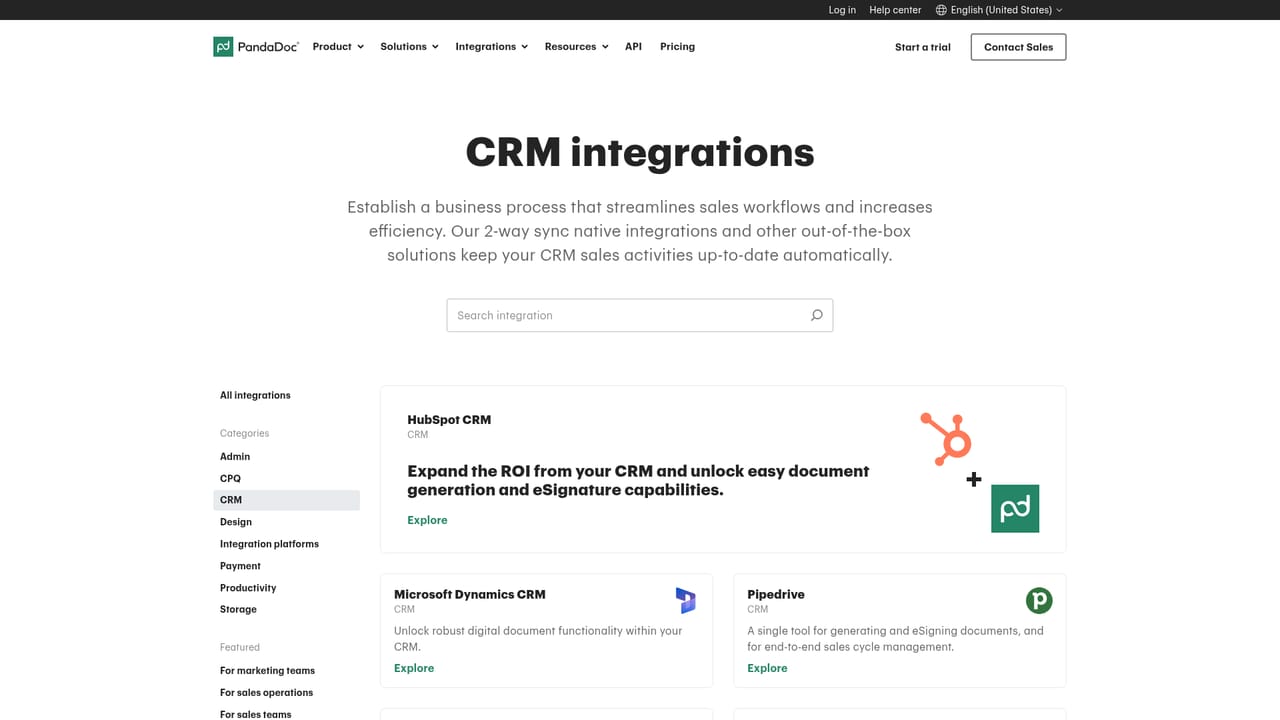 PandaDoc Document Generator — Connect the CRM