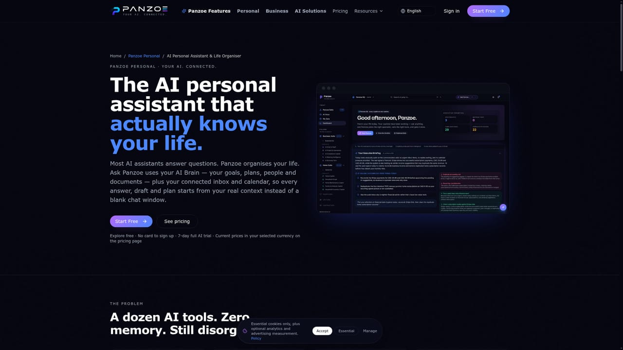 Panzoe — Feed the AI Brain