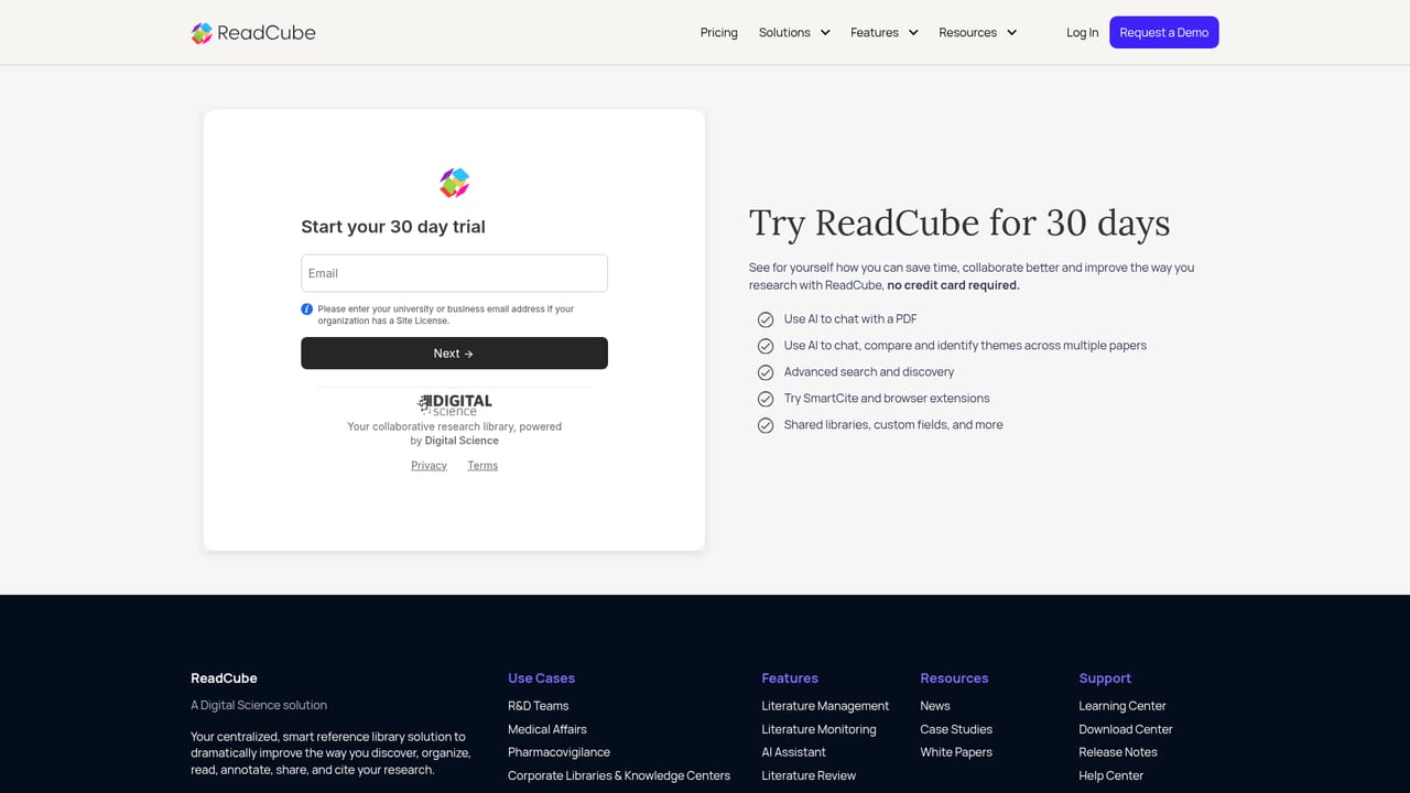 Papers — Start the 30 day trial