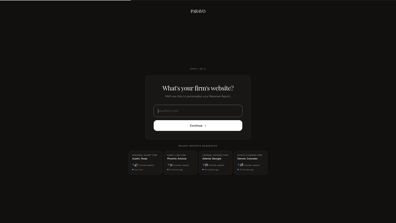 Paravo — Check your firm's Revenue Score