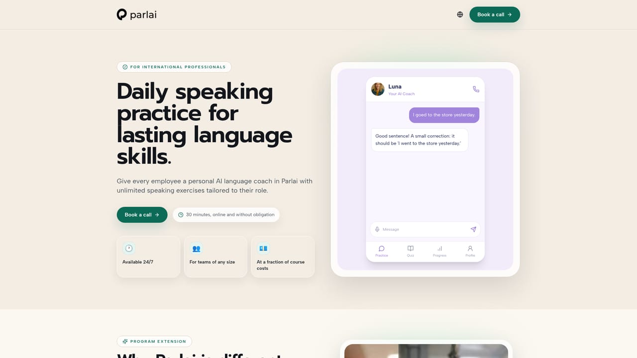 Parlai — Compare a team or classroom plan