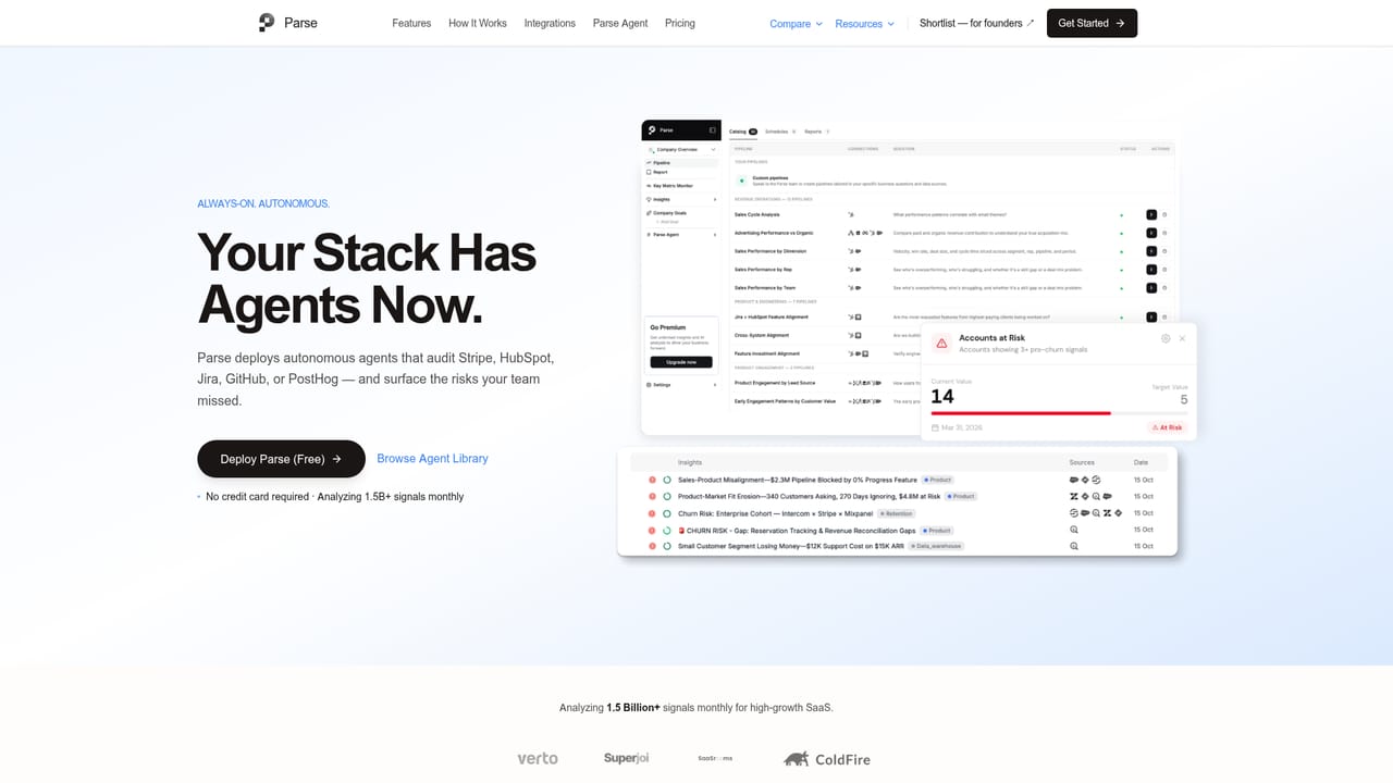 Parse — Review Parse for a revenue org