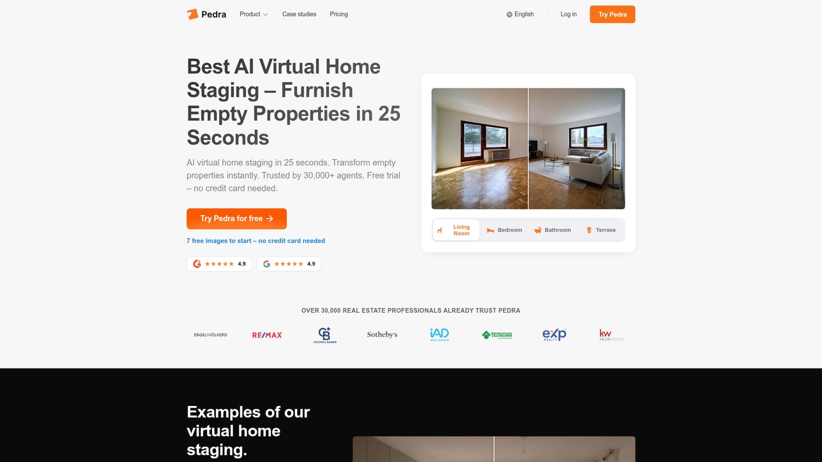 Pedra — Start with the free images