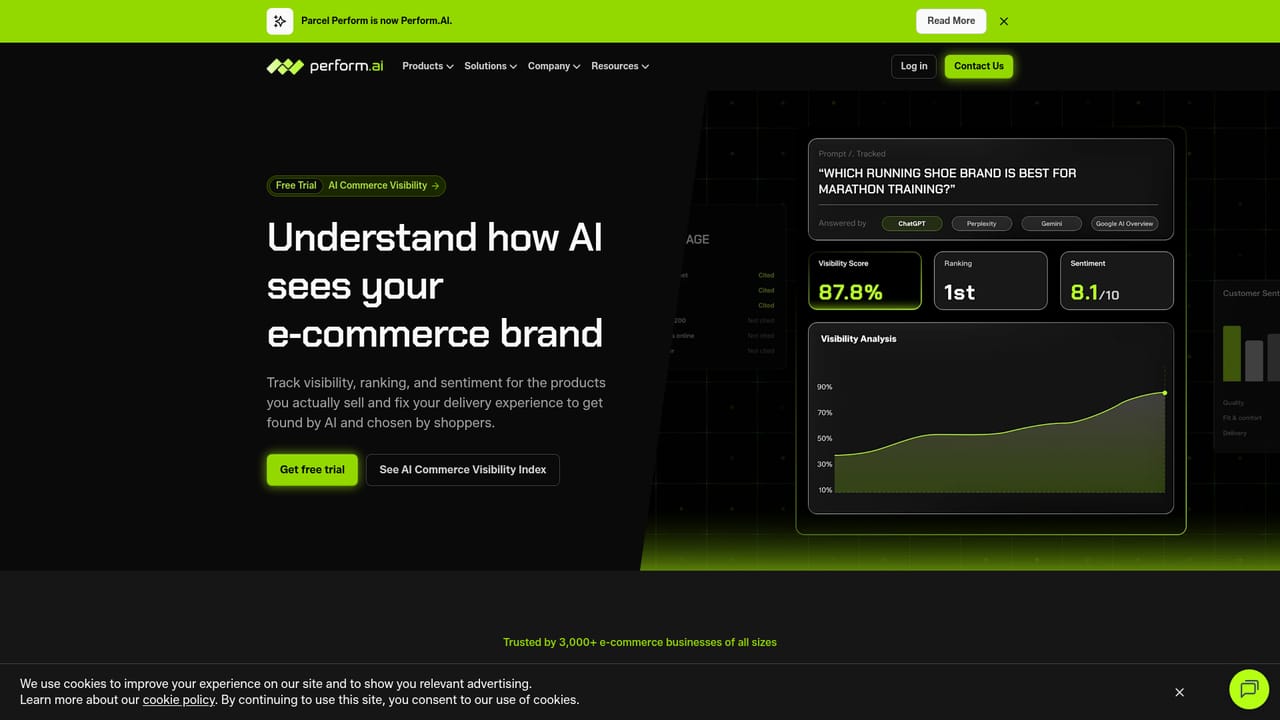 Perform.AI — Review the visibility workspace