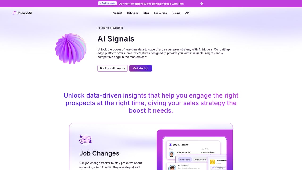 Persana AI — Turn on the buying signals you care about