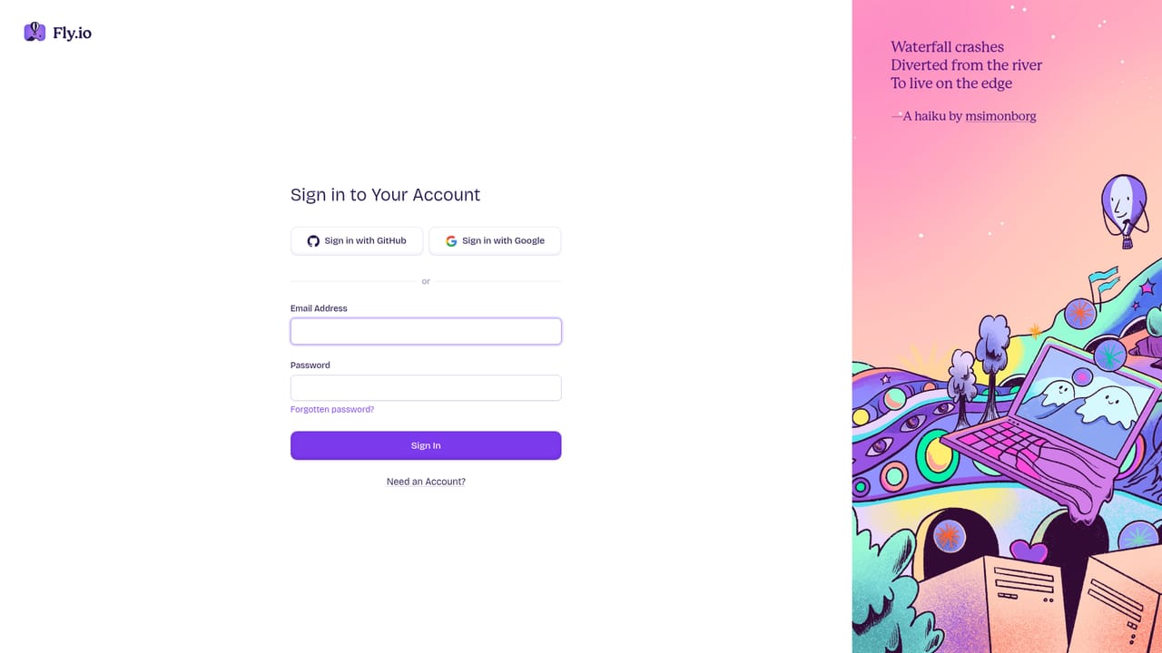 Phoenix.new — Sign in with Fly.io