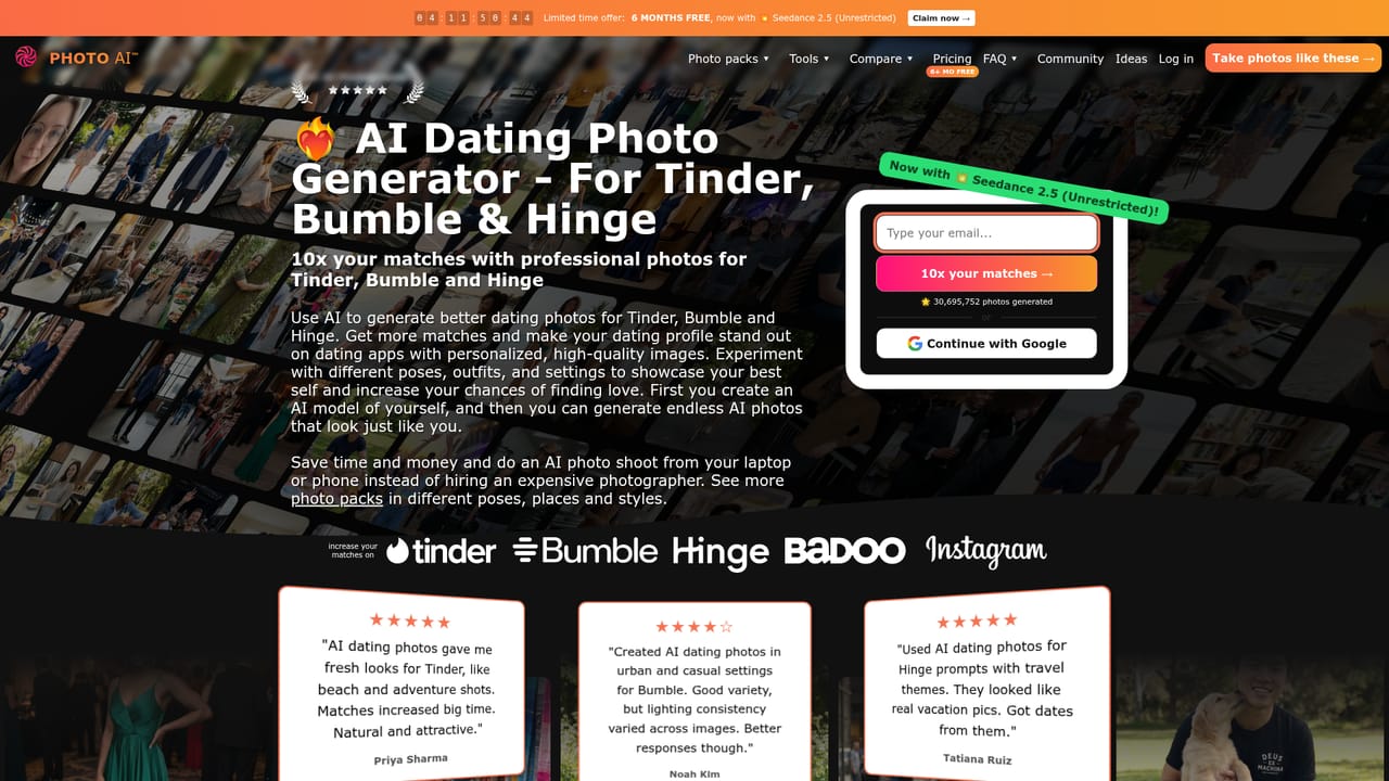 Photo AI — Browse and run a photo pack