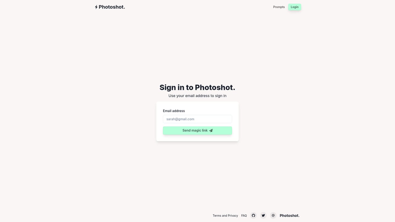 Photoshot AI Avatar Generator — Start a new studio from the dashboard