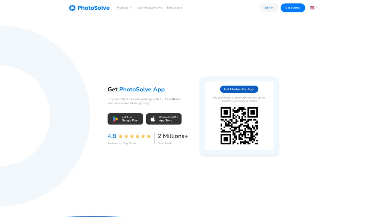 PhotoSolve — Install the extension or mobile app