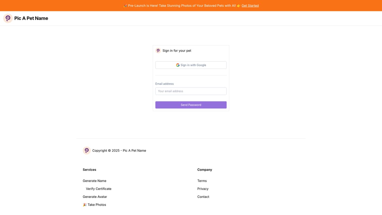 Pic A Pet Name — Try the avatar feature