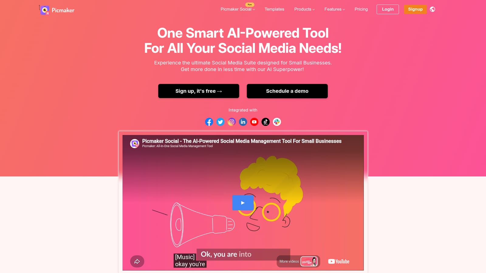 Picmaker — Create your free account