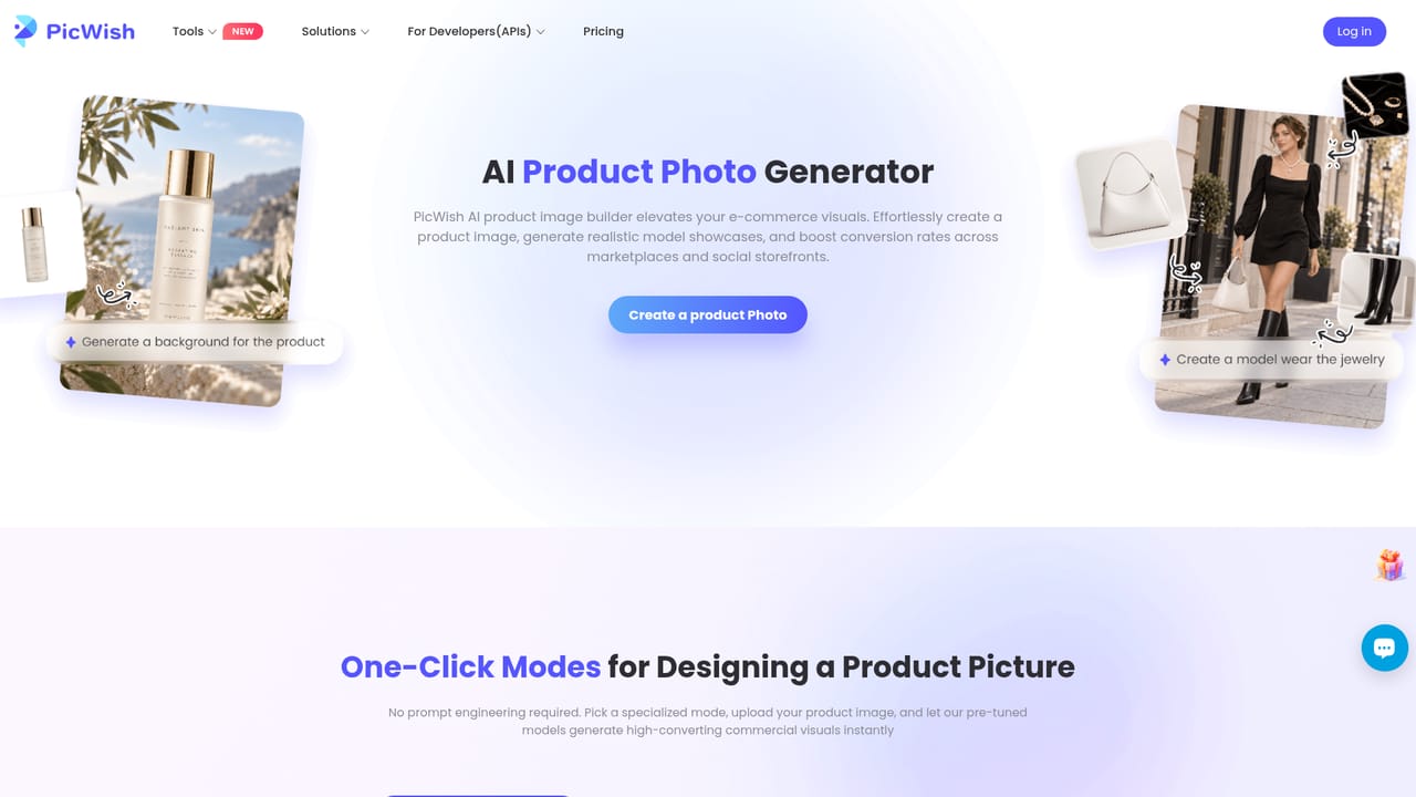 Picwish — Describe a product visual in plain language