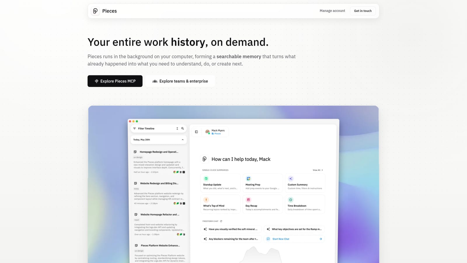 Pieces.app — Install Pieces Desktop and start capture