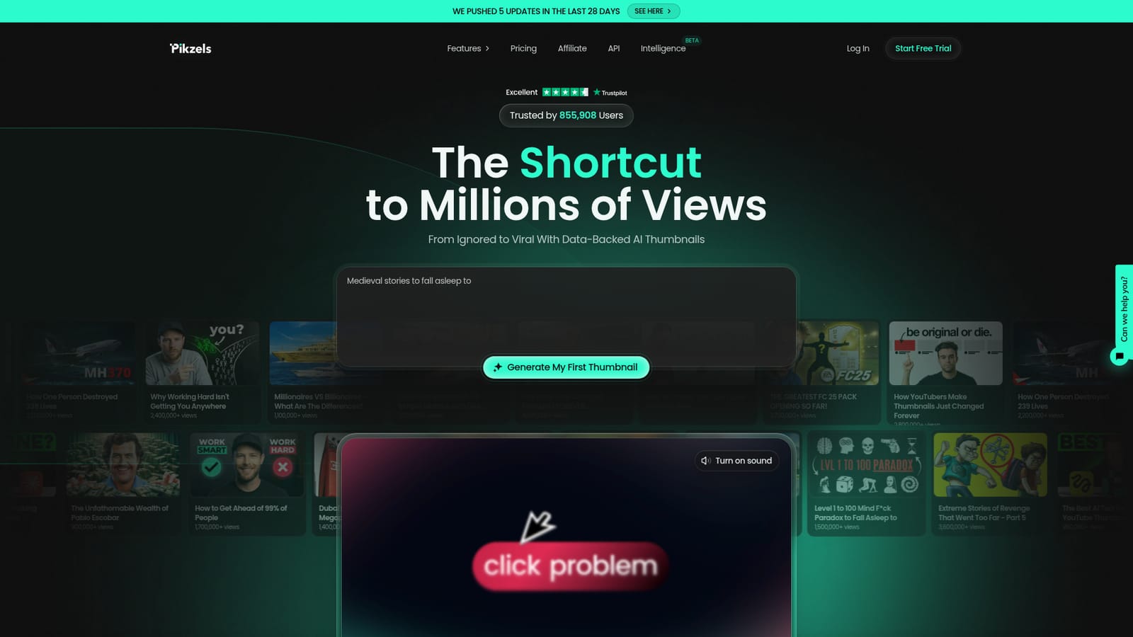 Pikzels — Describe the video and generate
