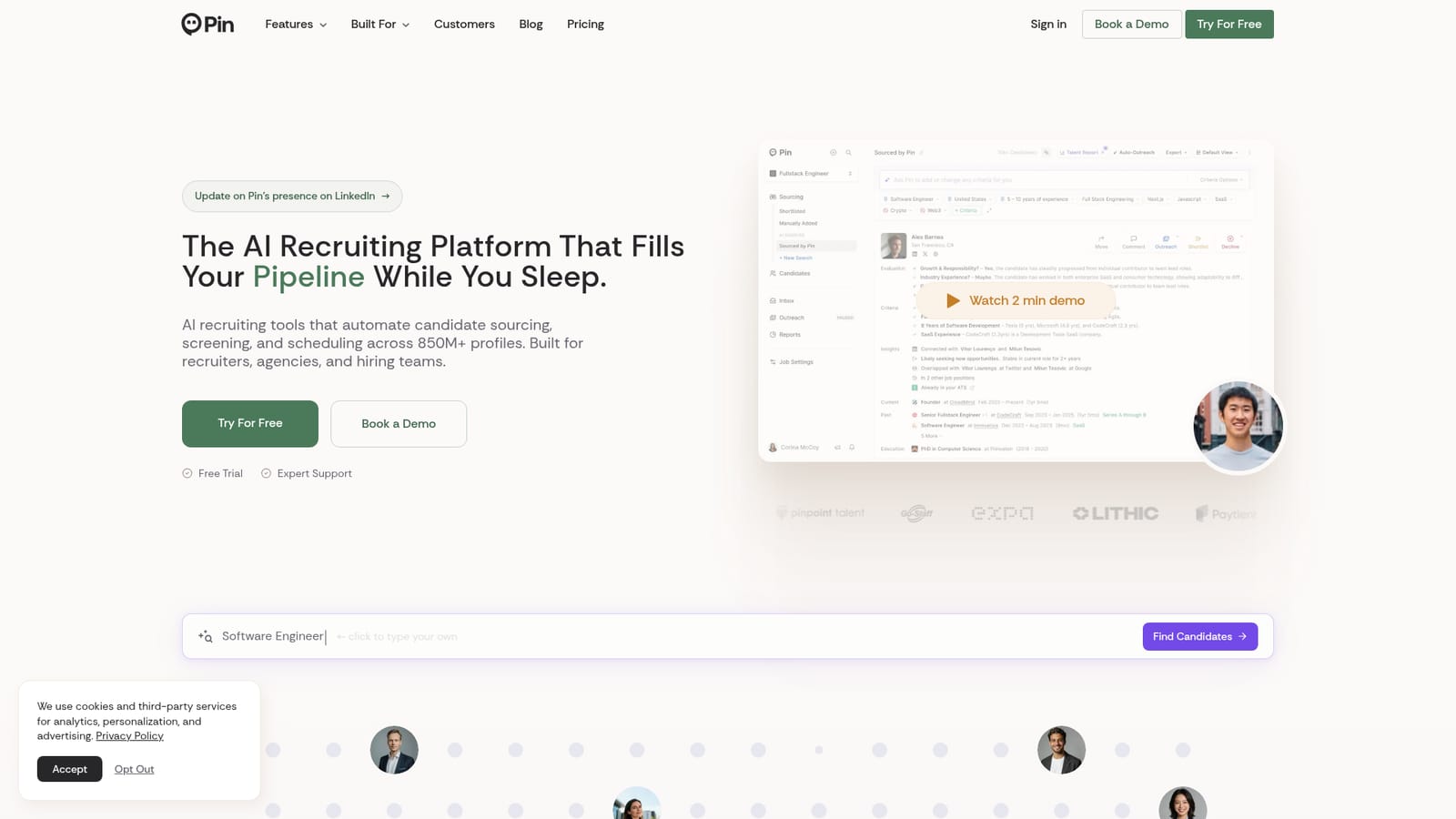 Pin — Describe the role you are hiring for