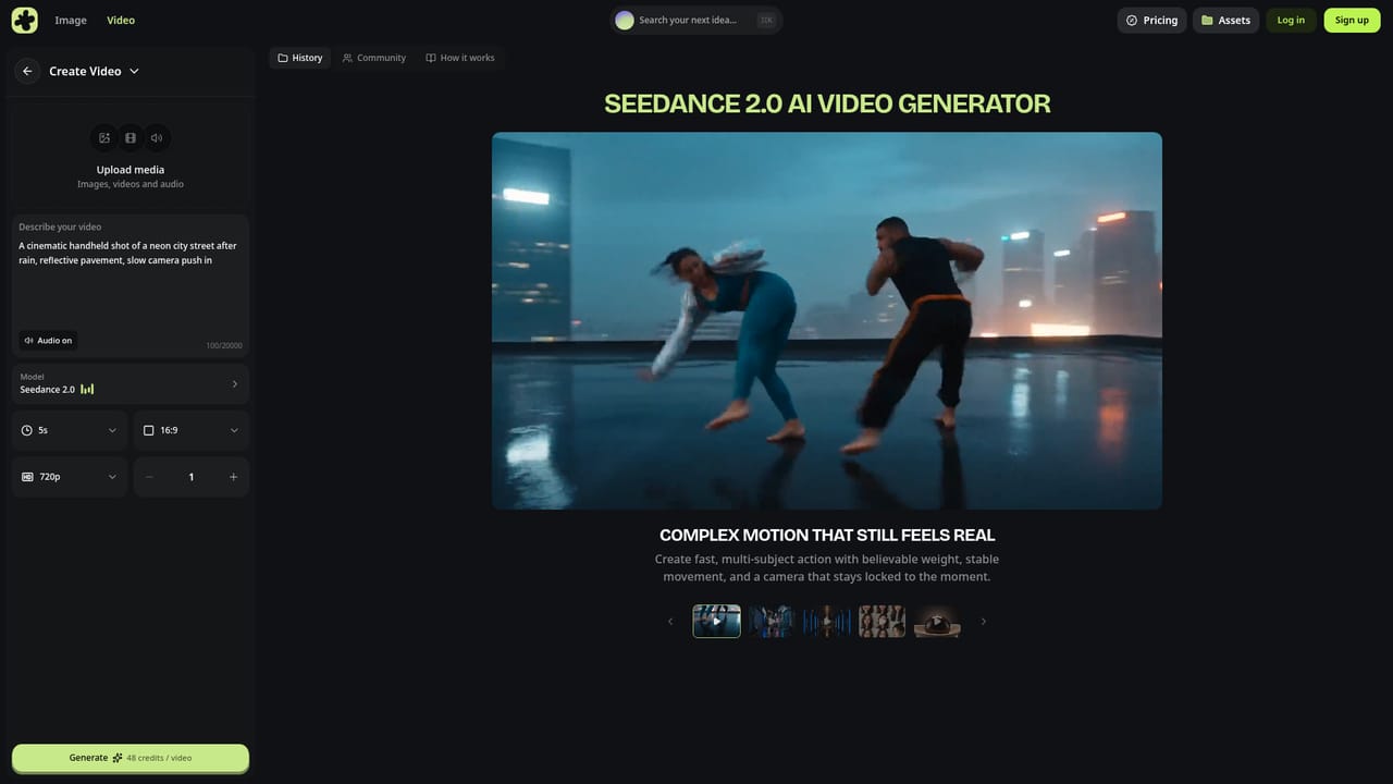 PixCosmos — Produce a video clip