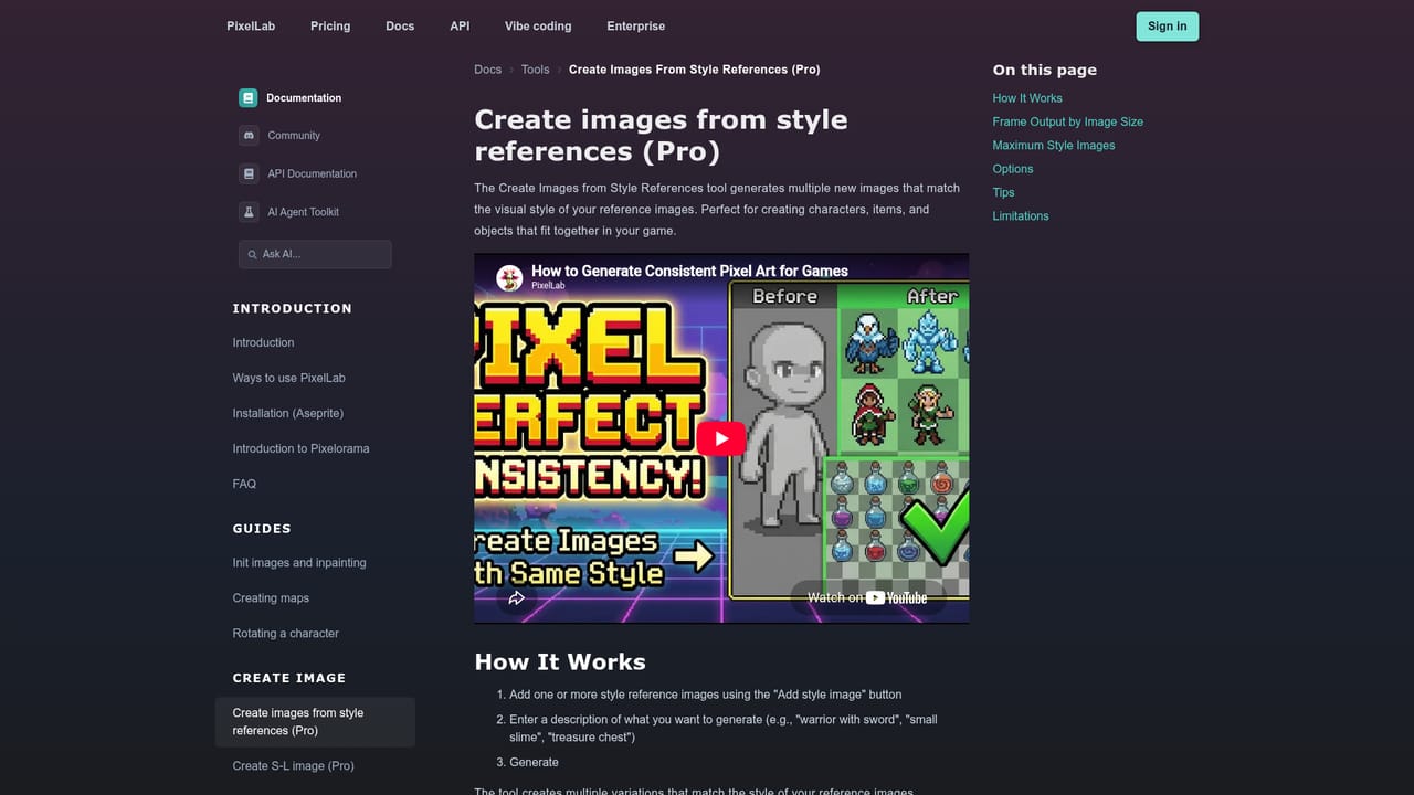 PixelLab — Generate a base character
